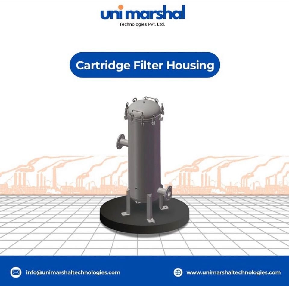 High-quality stainless steel cartridge filter housing for industrial liquid filtration.
