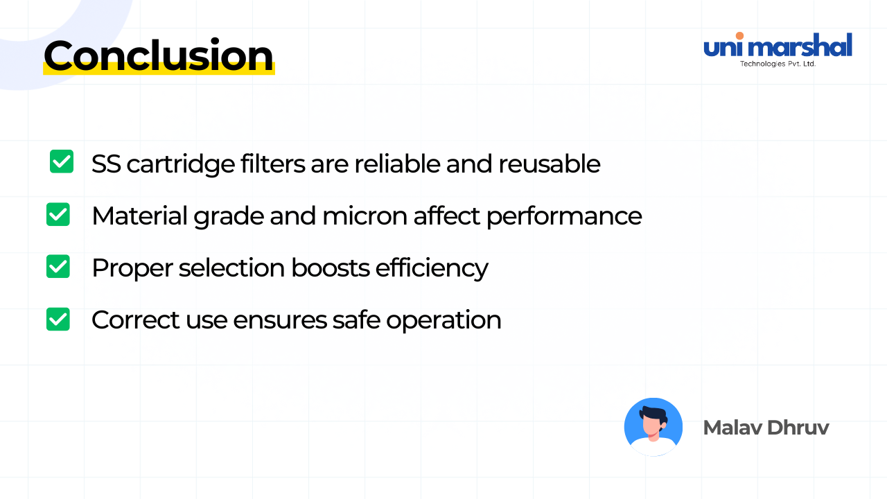 SS Cartridge Exporter, SS Cartridge Manufacturer, SS Cartridge Supplier